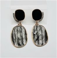 Boucles d'oreilles Femme in Or Quarzo OG RUTILO ONICE